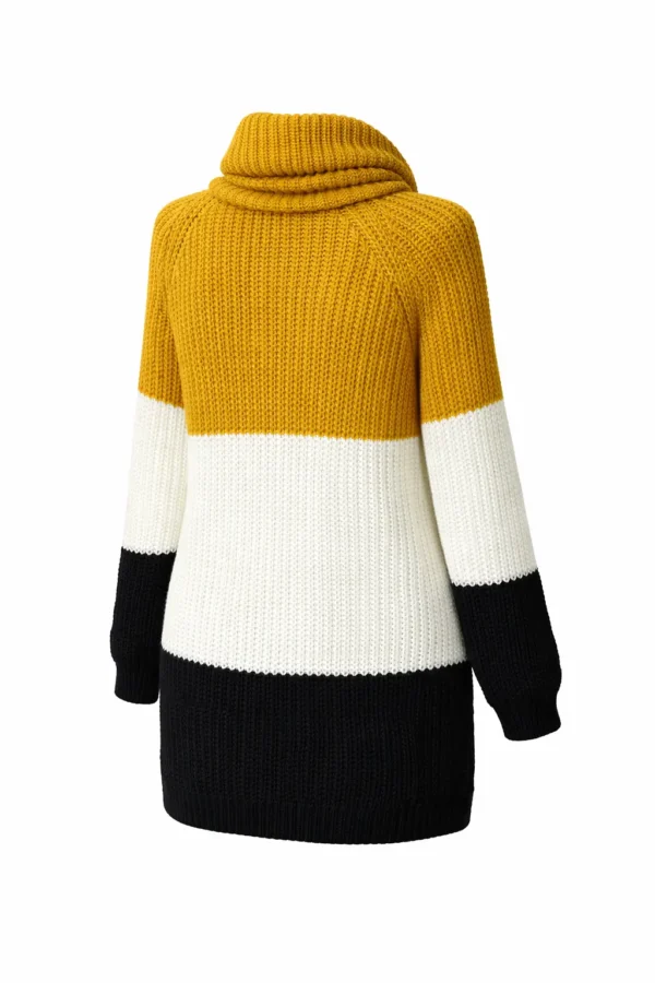Pulovar Tricotat cu Broderie PTB07 - imagine 3