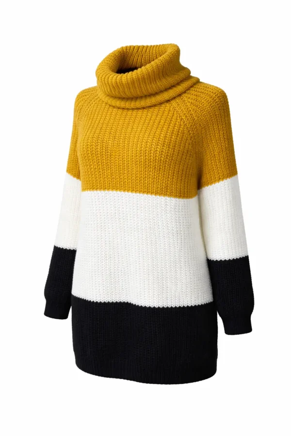 Pulovar Tricotat cu Broderie PTB07 - imagine 2