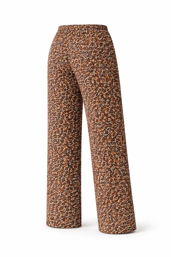 Pantaloni mărimi mari de damă cu buzunare  PT19 - imagine 2