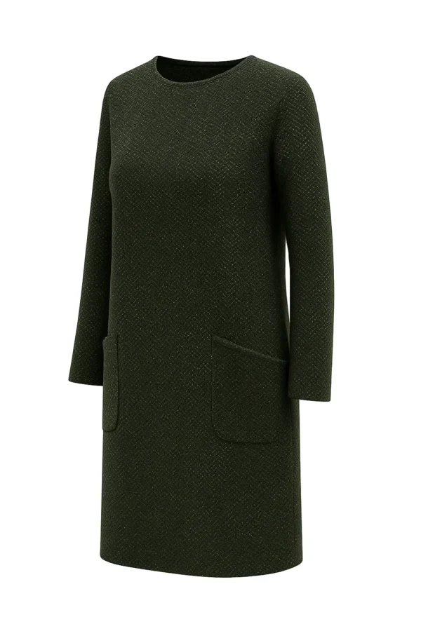 Rochie casual elegantă cu buzunare R179 - imagine 2