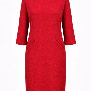 Rochie elegantă cu material ușor sclipicios RS01