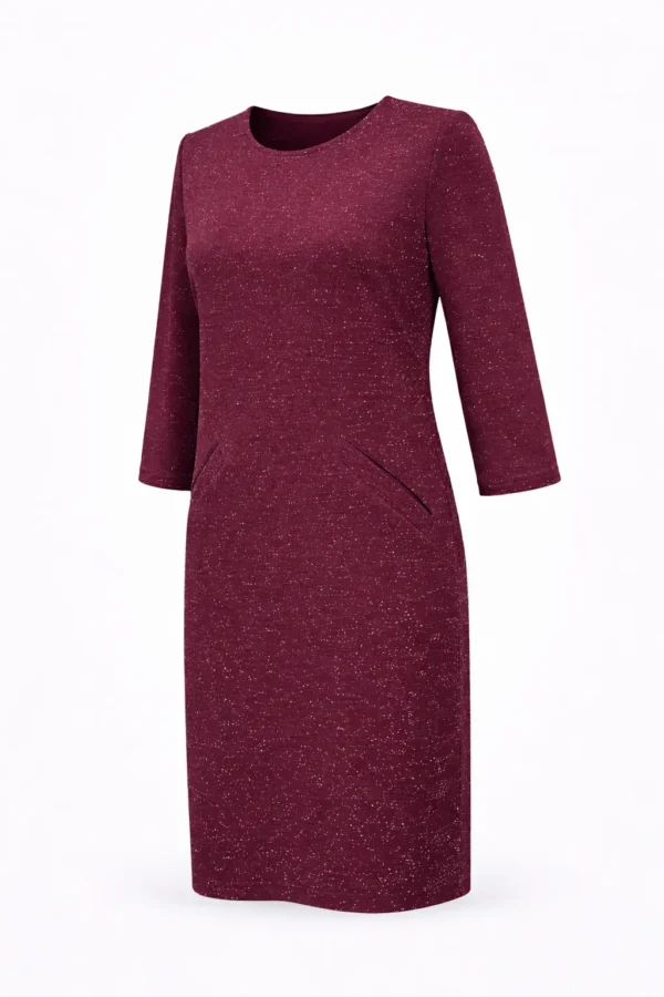 Rochie elegantă cu material confortabil RS03 - imagine 2