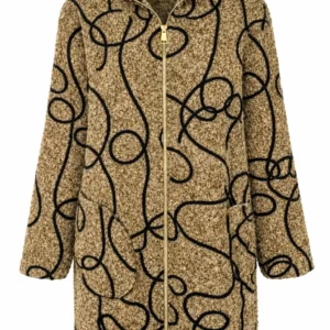 Cardigan lung din lână cu glugă- Cod Produs C212
