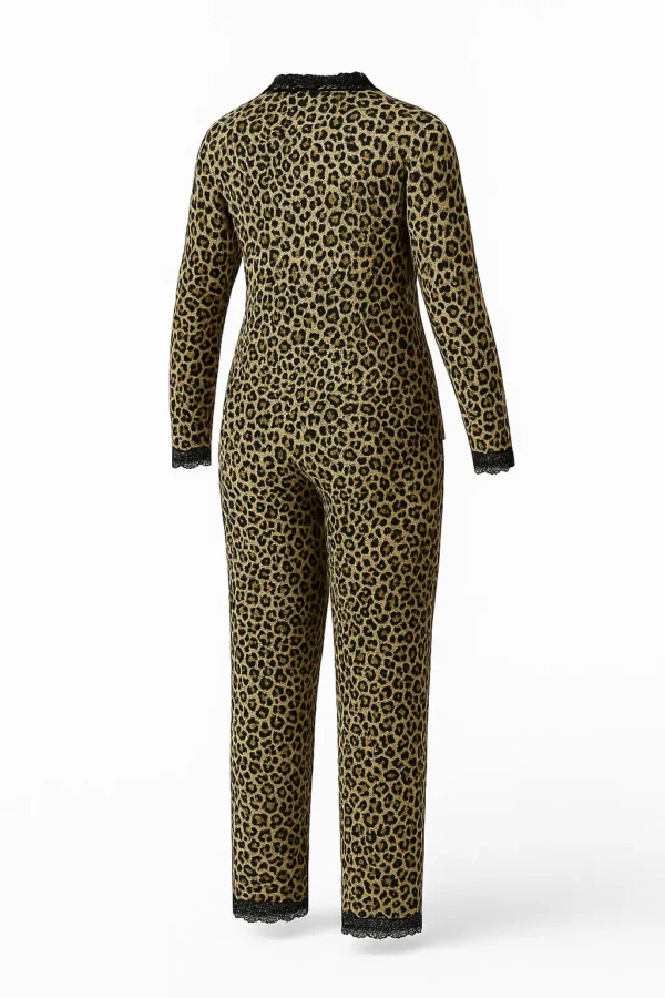 Pijamale damă Leopard PJ02 - imagine 3