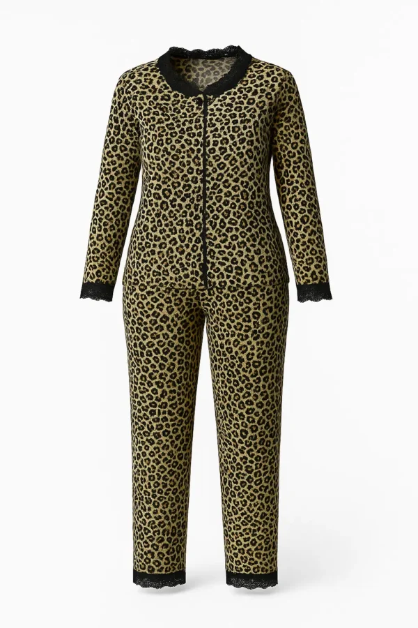 Pijamale damă Leopard PJ02