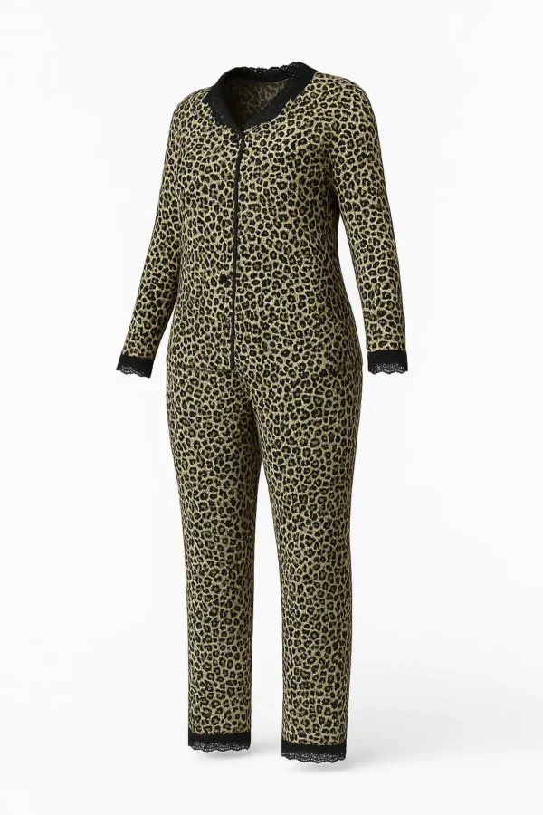 Pijamale damă Leopard PJ02 - imagine 2