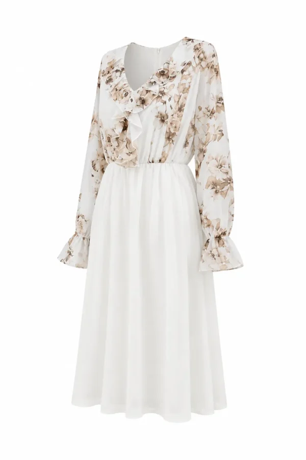 Rochie cu volan IZA IZA01 - imagine 2