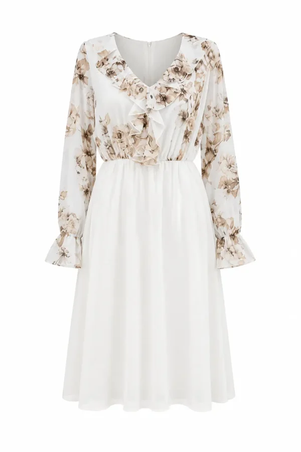 Rochie cu volan IZA IZA01