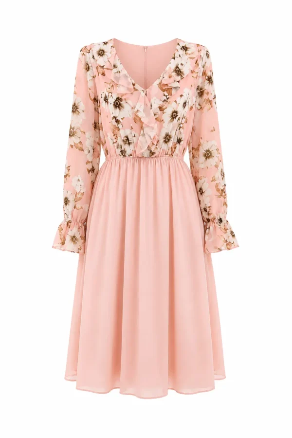 Rochie cu volan IZA IZA02