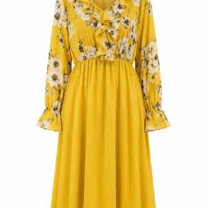 Rochie cu volan IZA IZA03
