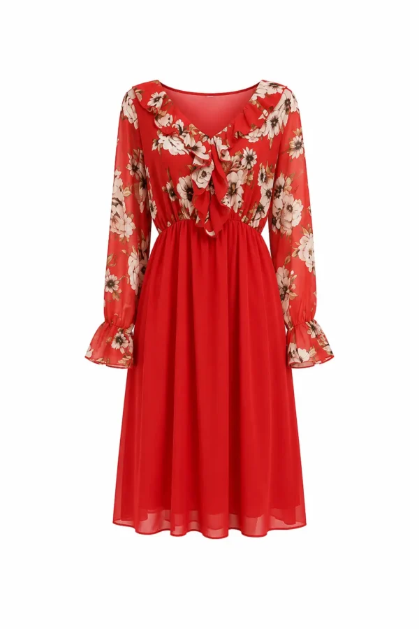 Rochie cu volan IZA IZA09