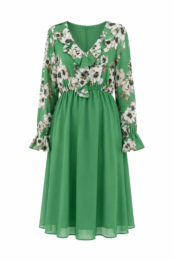 Rochie cu volan IZA IZA04