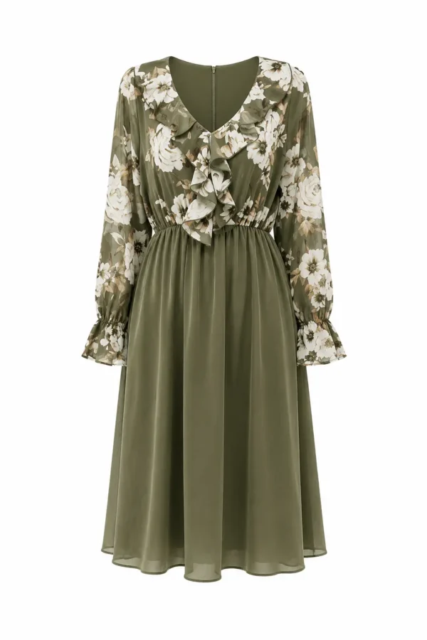 Rochie cu volan IZA IZA05