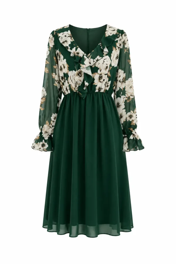 Rochie cu volan IZA IZA08