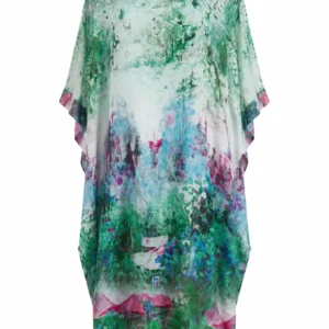 Rochie lungă din mătase tip kaftan Kati ROK01