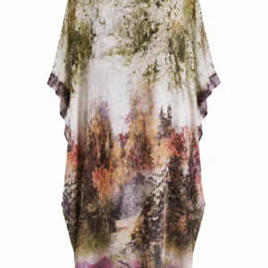 Rochie lungă din mătase tip kaftan Kati ROK05