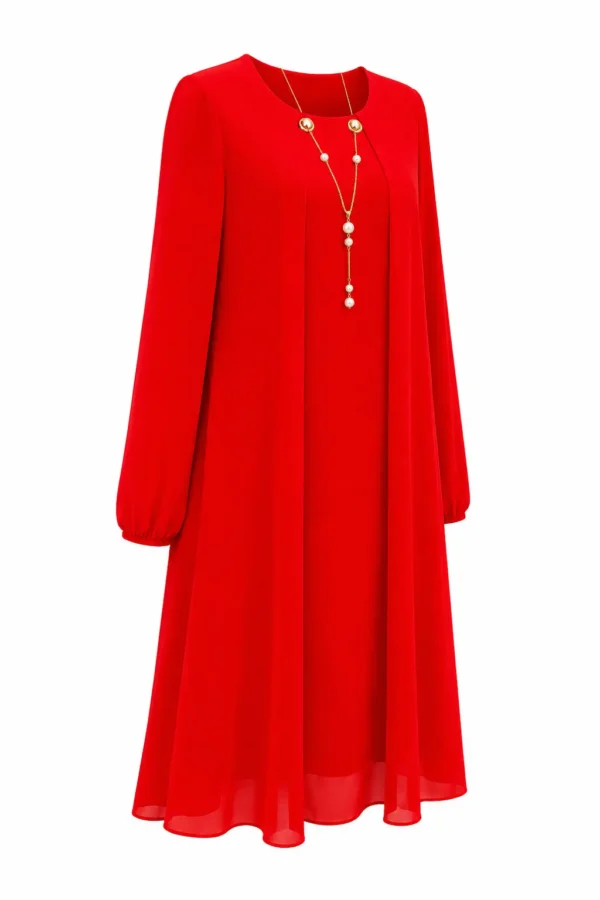 Rochie elegantă vaporoasă VIO RVO20 - imagine 2