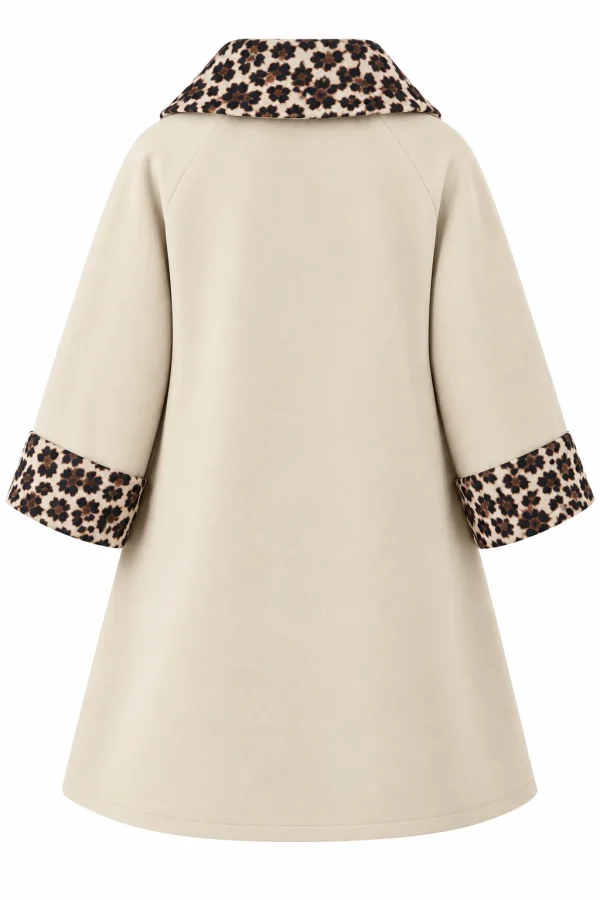 Cardigan din stofa model tip jacheta C400 - imagine 3