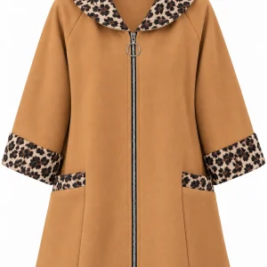 Cardigan din stofa model tip jacheta C401