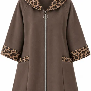 Cardigan din stofa model tip jacheta C403