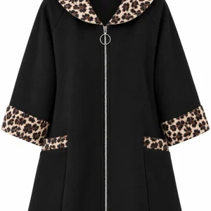 Cardigan din stofa model tip jacheta C408