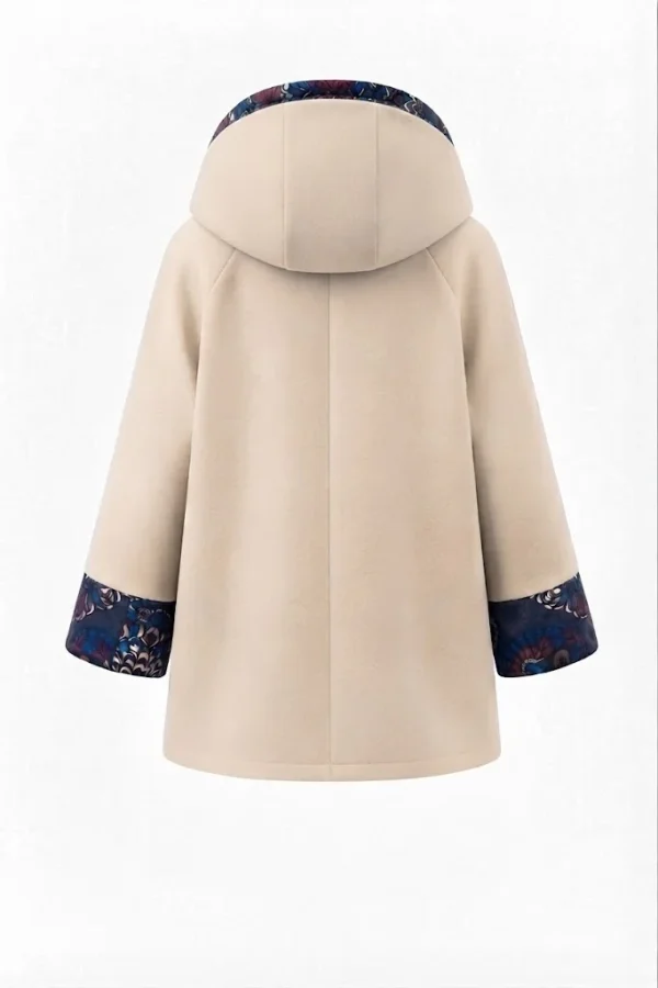 Cardigan din stofa model tip jacheta C500 - imagine 3