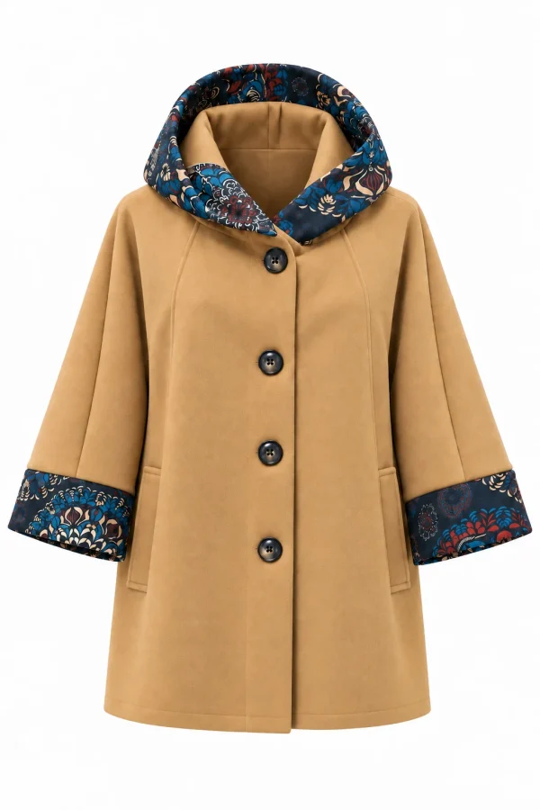Cardigan din stofa model tip jacheta C501