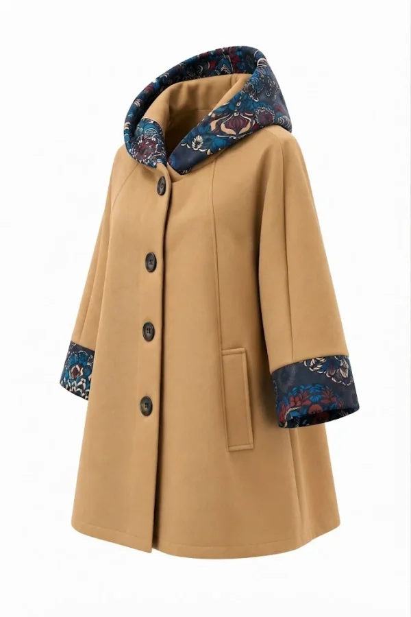 Cardigan din stofa model tip jacheta C501 - imagine 2