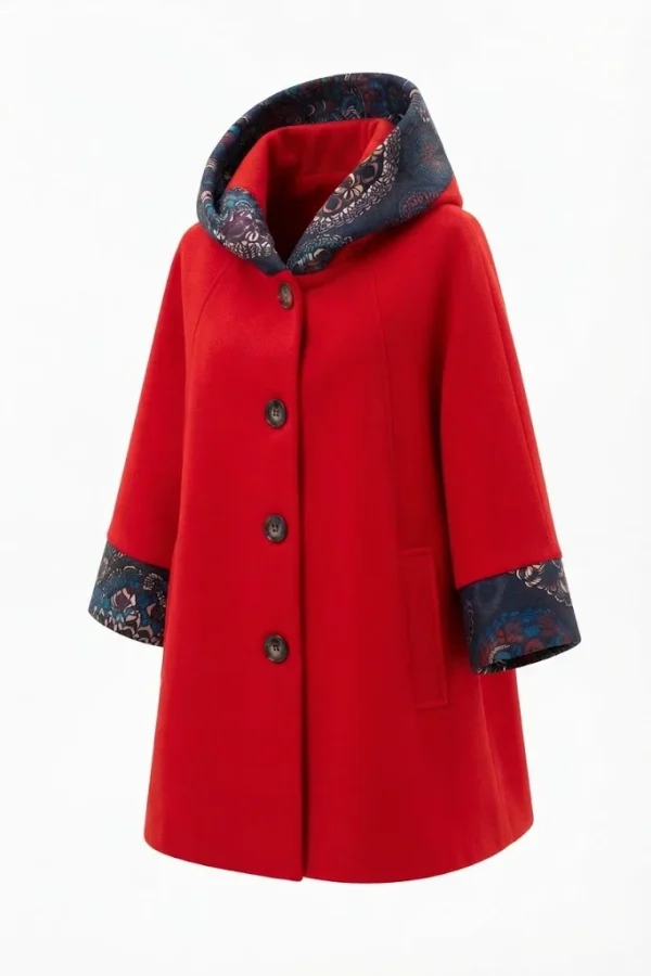 Cardigan din stofa model tip jacheta C502 - imagine 2