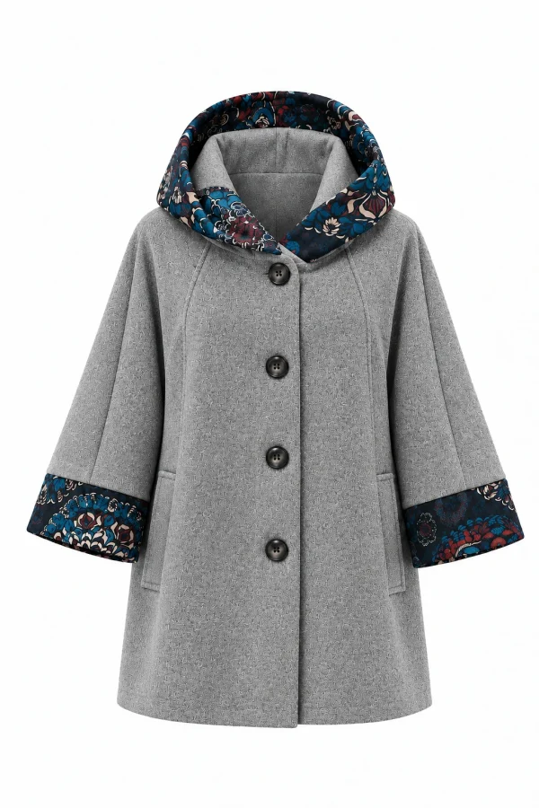 Cardigan din stofa model tip jacheta C503
