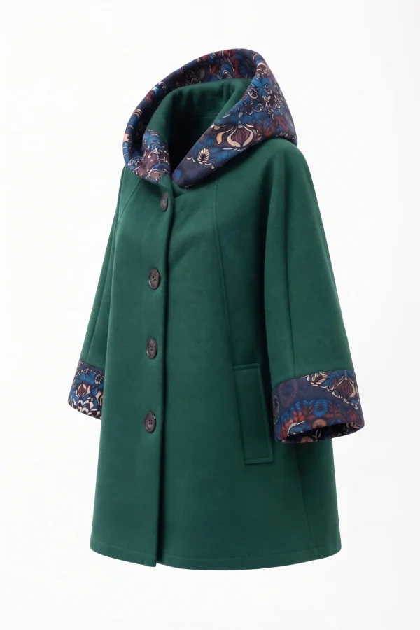 Cardigan din stofa model tip jacheta C504 - imagine 2