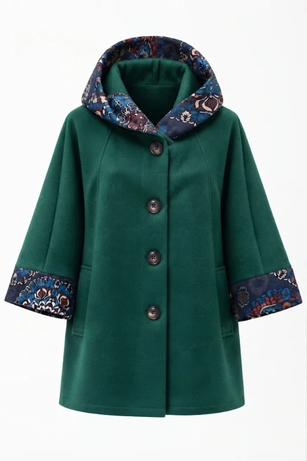 Cardigan din stofa model tip jacheta C504