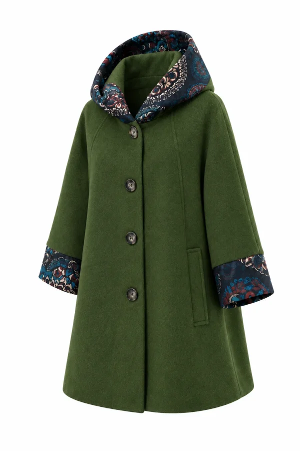 Cardigan din stofa model tip jacheta C505 - imagine 2