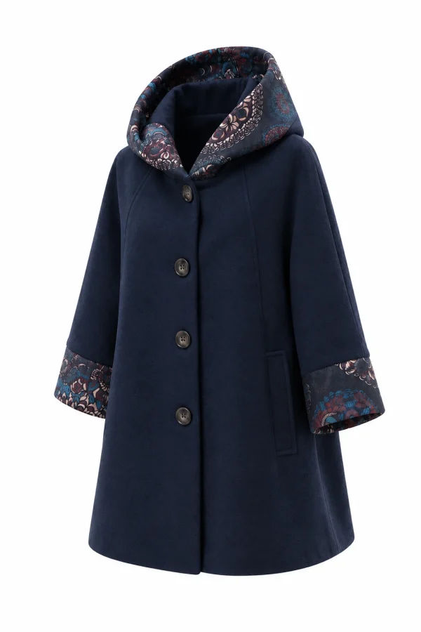 Cardigan din stofa model tip jacheta C506 - imagine 2