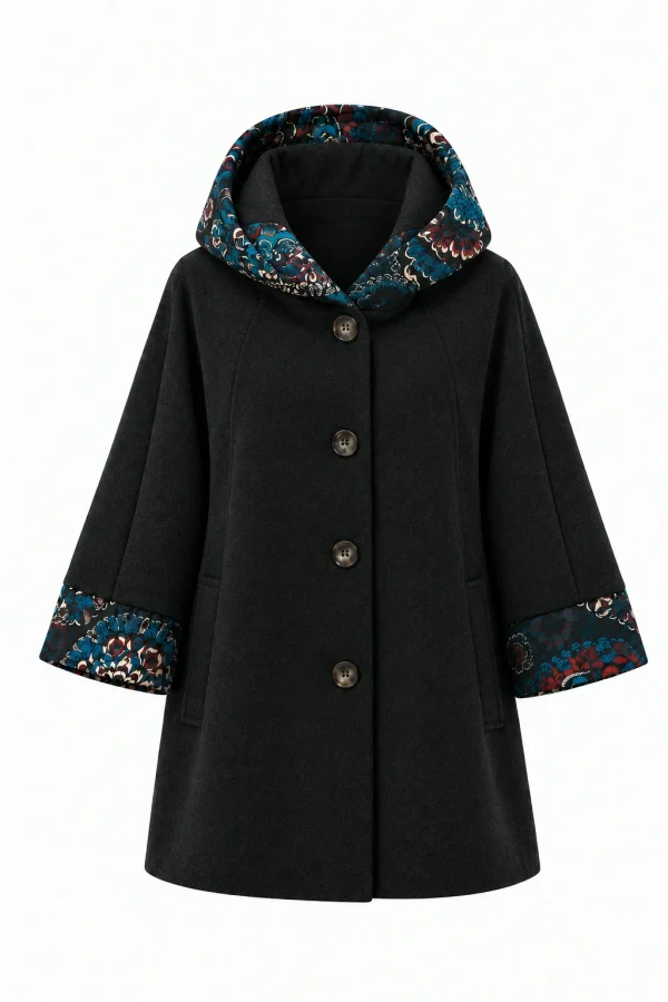 Cardigan din stofa model tip jacheta C508