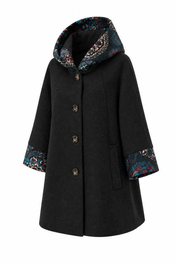 Cardigan din stofa model tip jacheta C508 - imagine 2