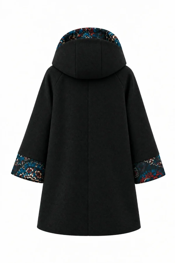 Cardigan din stofa model tip jacheta C508 - imagine 3