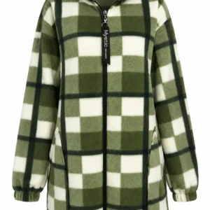 Hanorac Fleece în Carouri – Model Lung FH03
