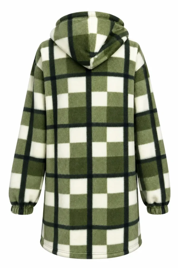 Hanorac Fleece Marime Mare - Model Lung FHU03 - imagine 3