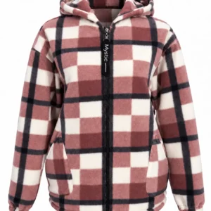 Hanorac Fleece în Carouri – Model Scurt FHS05