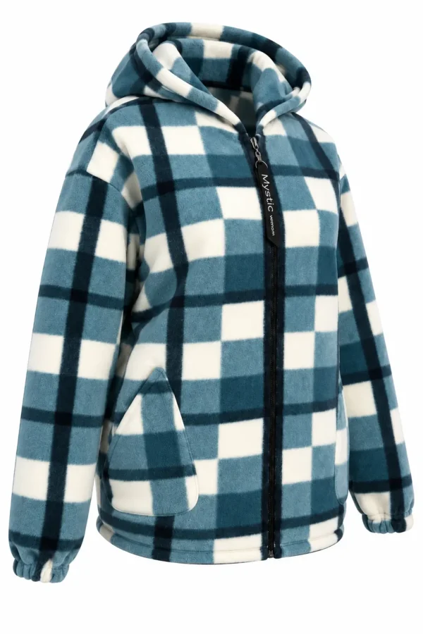 Hanorac Fleece în Carouri – Model Scurt FHS02 - imagine 2