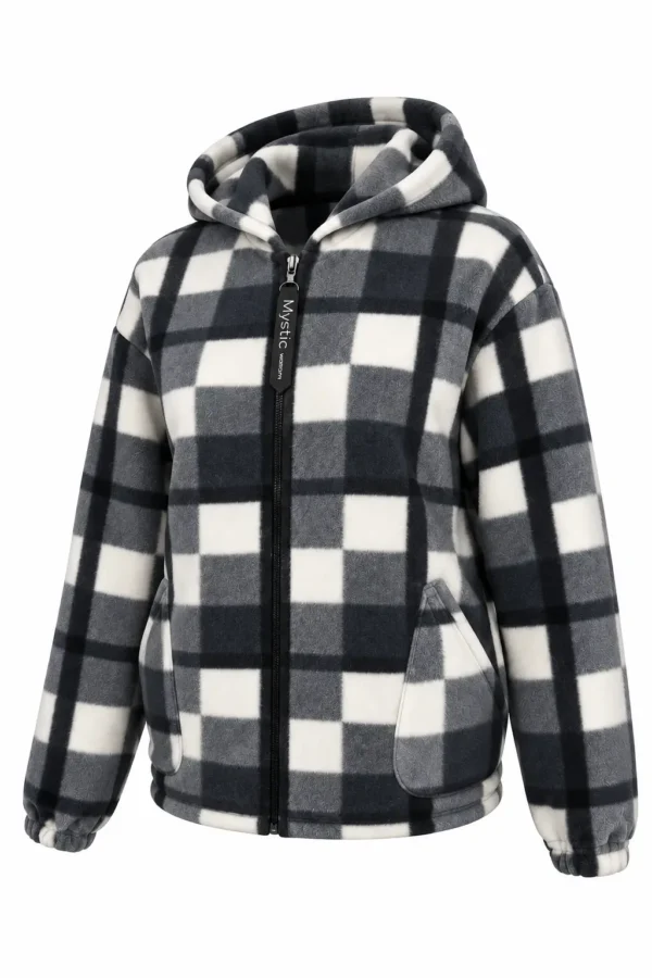 Hanorac Fleece în Carouri – Model Scurt FHS04 - imagine 2