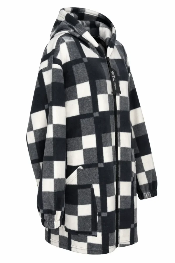 Hanorac Fleece Marime Mare - Model Lung FHU04 - imagine 2