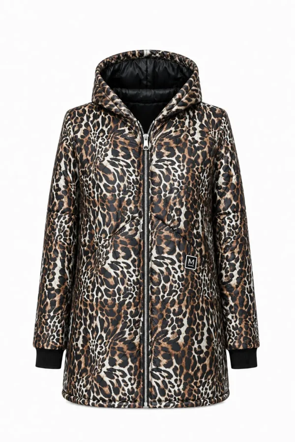 Geacă model matlasat SOFIA Animal Print GSM01