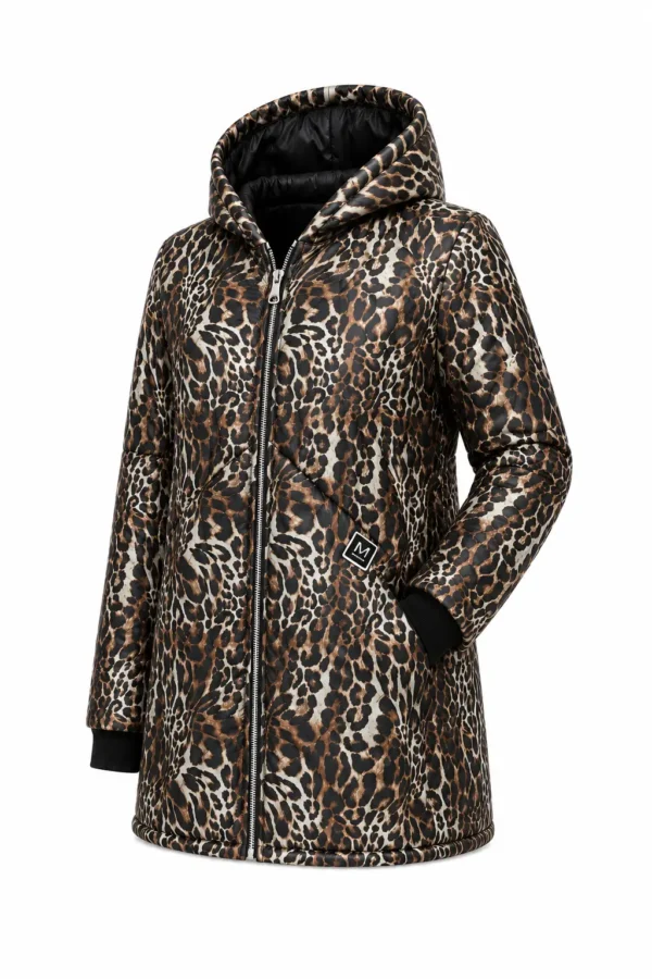 Geacă model matlasat SOFIA Animal Print GSM01 - imagine 2