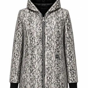 Geacă model matlasat SOFIA Animal Print GSM03