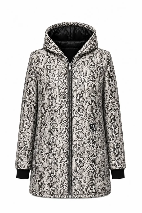 Geacă model matlasat SOFIA Animal Print GSM03