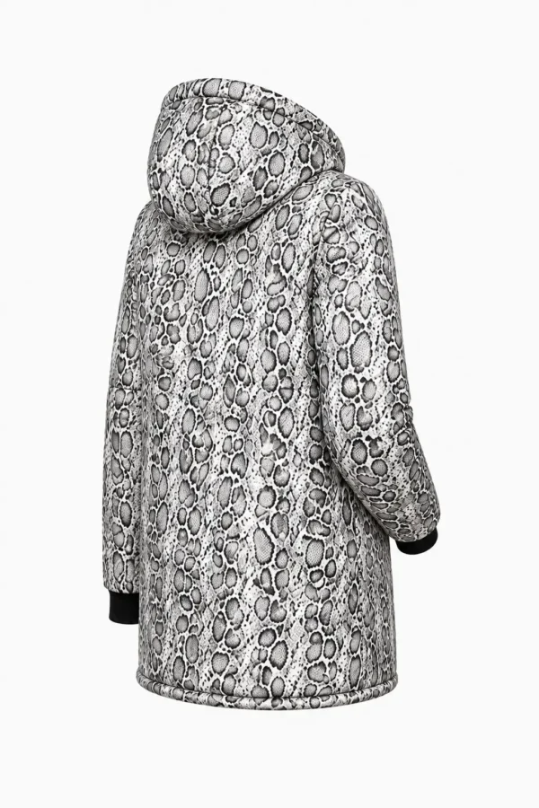 Geacă model matlasat SOFIA Animal Print GSM03 - imagine 3