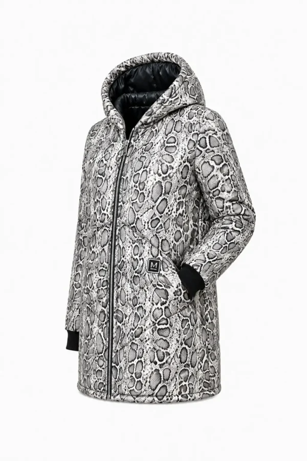 Geacă model matlasat SOFIA Animal Print GSM03 - imagine 2