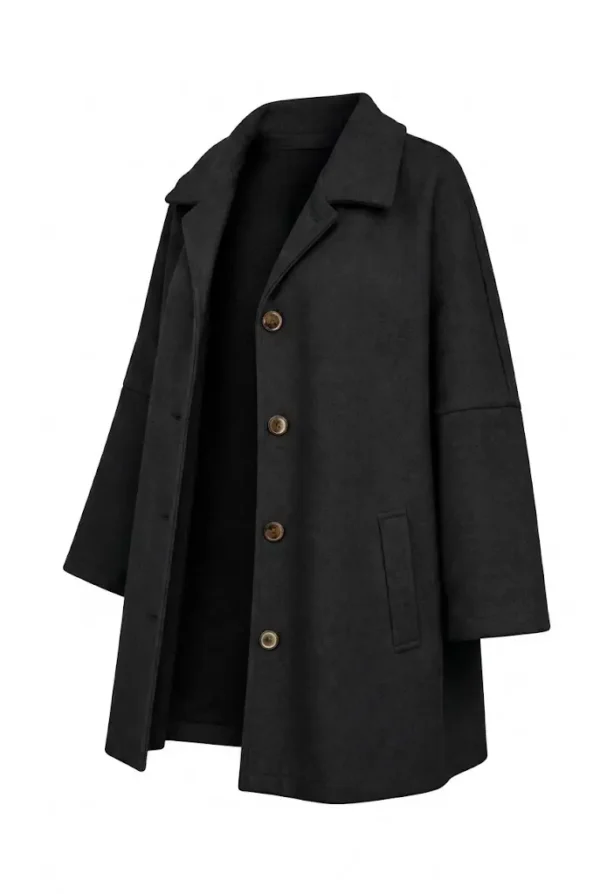 Cardigan elegant cu nasturi Iris JCI03 - imagine 2